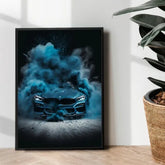 The BMW M8 illustration design - wall art